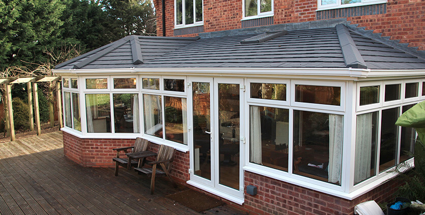 Tiled roof conservatory