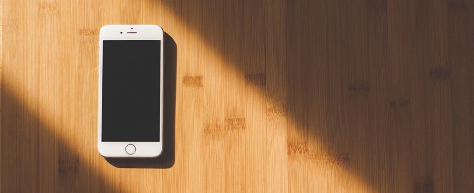 Mobile Phone on a table