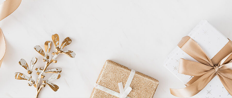 Christmas gifts white